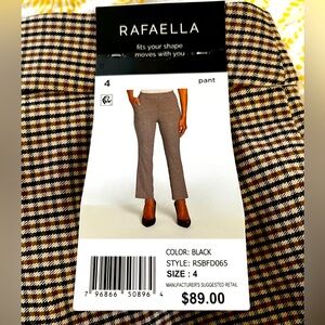 Rafaella plaid pant